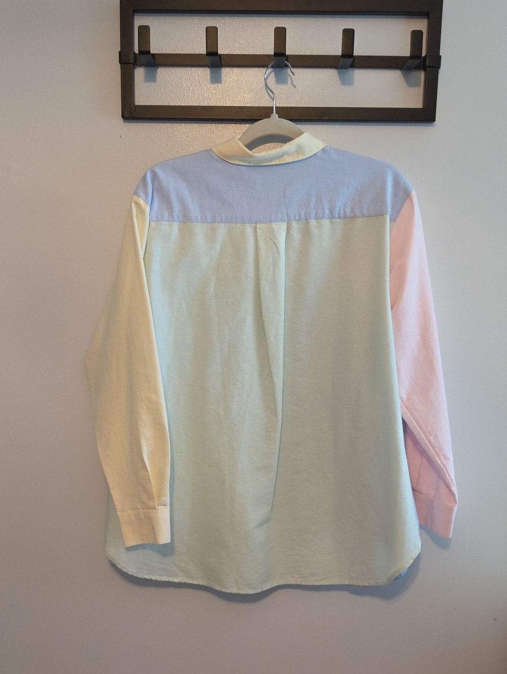 Sezane Max Shirt Pastel Colors Size 36/4 - Picture 2 of 2